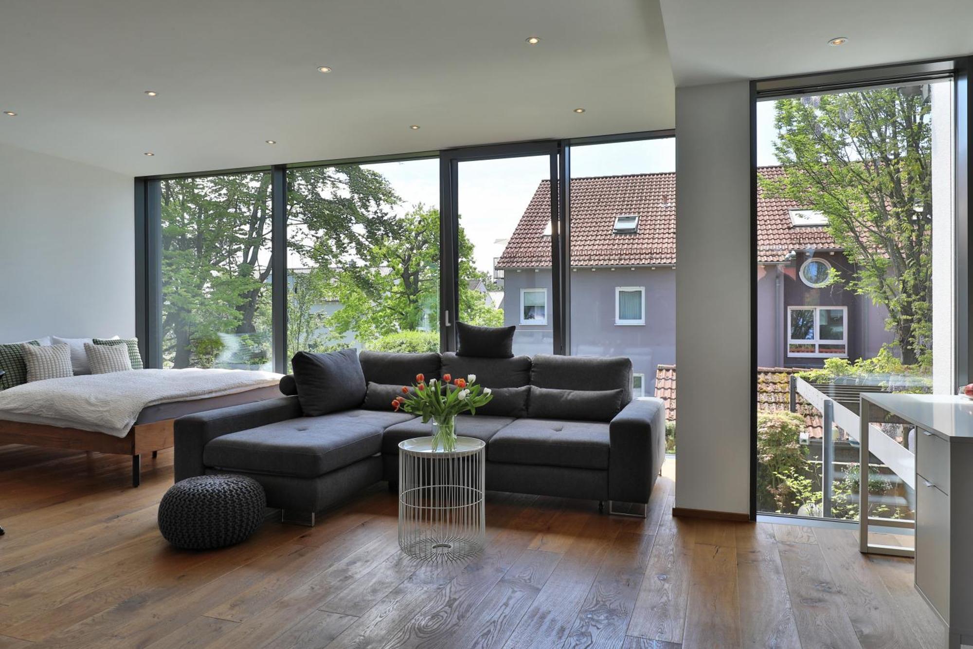 Moderne Studio-Wohnung Gersthofen Exterior foto