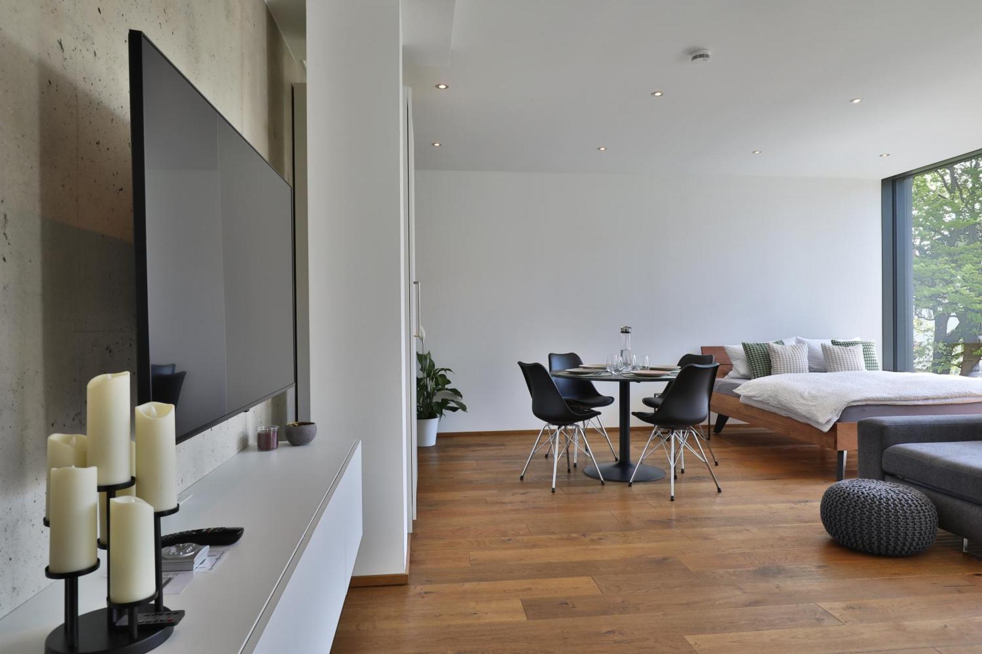 Moderne Studio-Wohnung Gersthofen Exterior foto